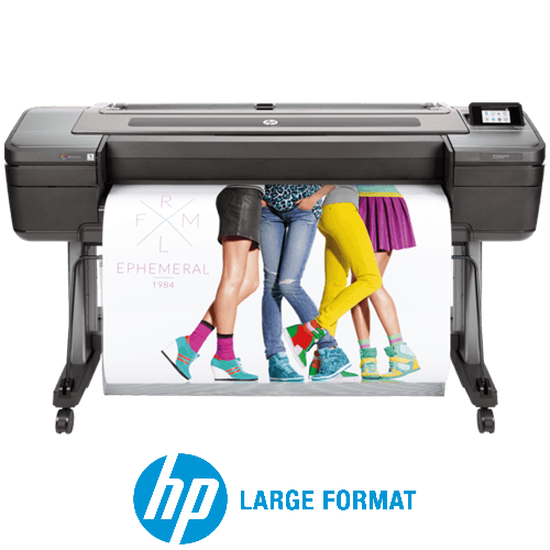 Image presents a picture of HP wide and large format office printers and digital presses to promote your ability to get your HP office supply products, supplies, accessories, HP office printers and digital production presses with Oregon Office Solutions.