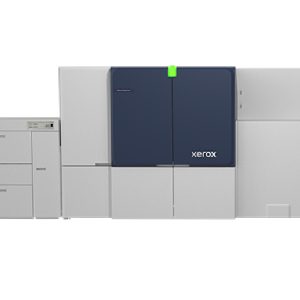 Image presents a picture of the Xerox Baltoro production press promoting your ability to contact Oregon Office Solutions about sale or lease options with the Xerox Baltoro HF High Fusion digital color production press.