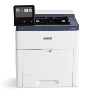 Image presents a Xerox VersaLink C600 color printer to promote the the Xerox VersaLink C600 Color Printer for workplace and office production printing with ConnectKey productivity and security which Oregon, Washington and Missouri customers can get with Oregon Office Solutions.