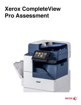 CompleteView Pro Assessment PDF, Xerox, Oregon Office Solutions, Oregon, Newport, Bend, Salem, Xerox, HP, MFP, Printer, Copier