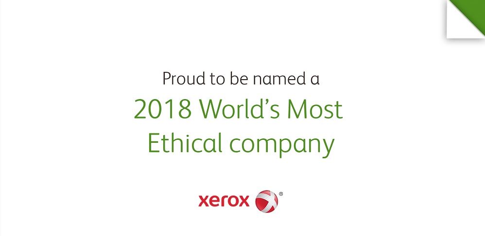 Worlds Most Ethical Company List, Industry Leader, Why Xerox, Oregon Office Solutions, Oregon, Newport, Bend, Salem, Xerox, HP, MFP, Printer, Copier
