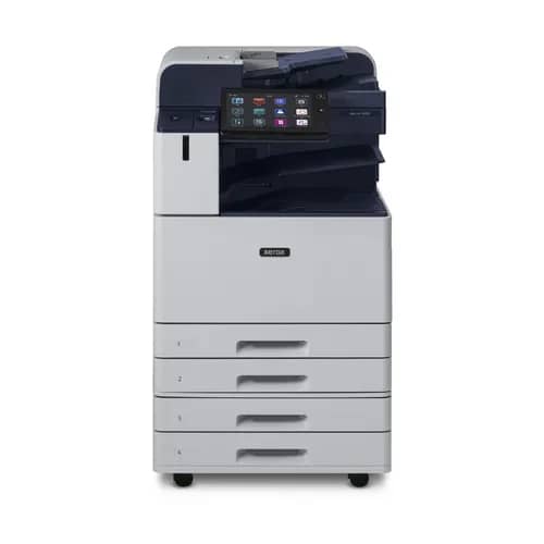 Image shows a picture of the Xerox AltaLink C8200 Color Multifunction Printer, a great printer for busy church offices and church graphic design print teams.