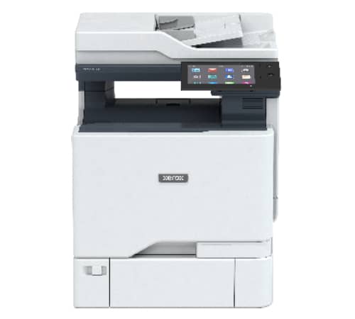 Image shows a picture of the Xerox VersaLink C625 Color Multifunction Printer, a great printer for church graphic design print teams of 5 to 20 users.